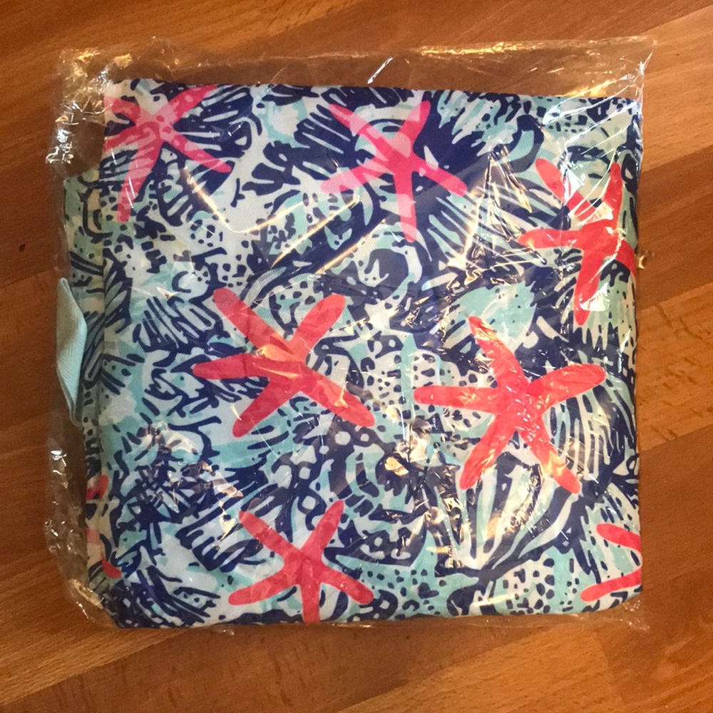 Starfish minky blanket NIB